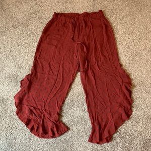 Boho cropped summer pant